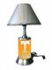 Tennessee Volunteers Lamp with chrome shade, Mosaic plate