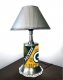 Green Bay Packers Lamp with chrome shade