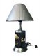 New Orleans Saints Lamp with chrome shade