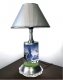Dallas Cowboys Lamp with chrome shade