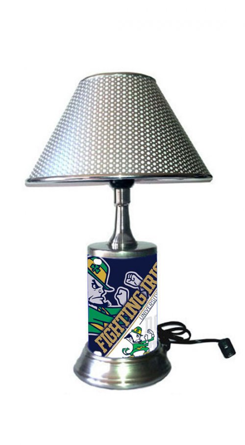 Notre Dame Lamp with chrome shade - Click Image to Close