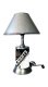 UFC Knights Central Florida Lamp with chrome shade