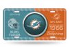 Miami Dolphins Metal License Plate, Auto Tag
