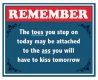 Remember Sign, metal, tin Remember Sign, metal, tin