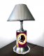 Washington Redskins Lamp with chrome shade