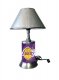 Los Angeles Lakers Lamp with chrome shade