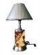 Western Michigan Broncos Lamp with chrome shade
