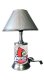 Louisville Cardinals Lamp with chrome shade