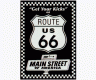 route 66_kicks Sign, metal, tin