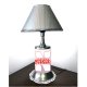 Nebraska Huskers Lamp with chrome shade