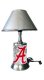 Alabama Crimson Tide Lamp with chrome shade