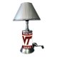 Virginia Tech Hokies Lamp with chrome shade Virginia Tech Hokies Lamp with chrome shade