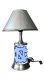North Carolina Tar heels Lamp with chrome shade